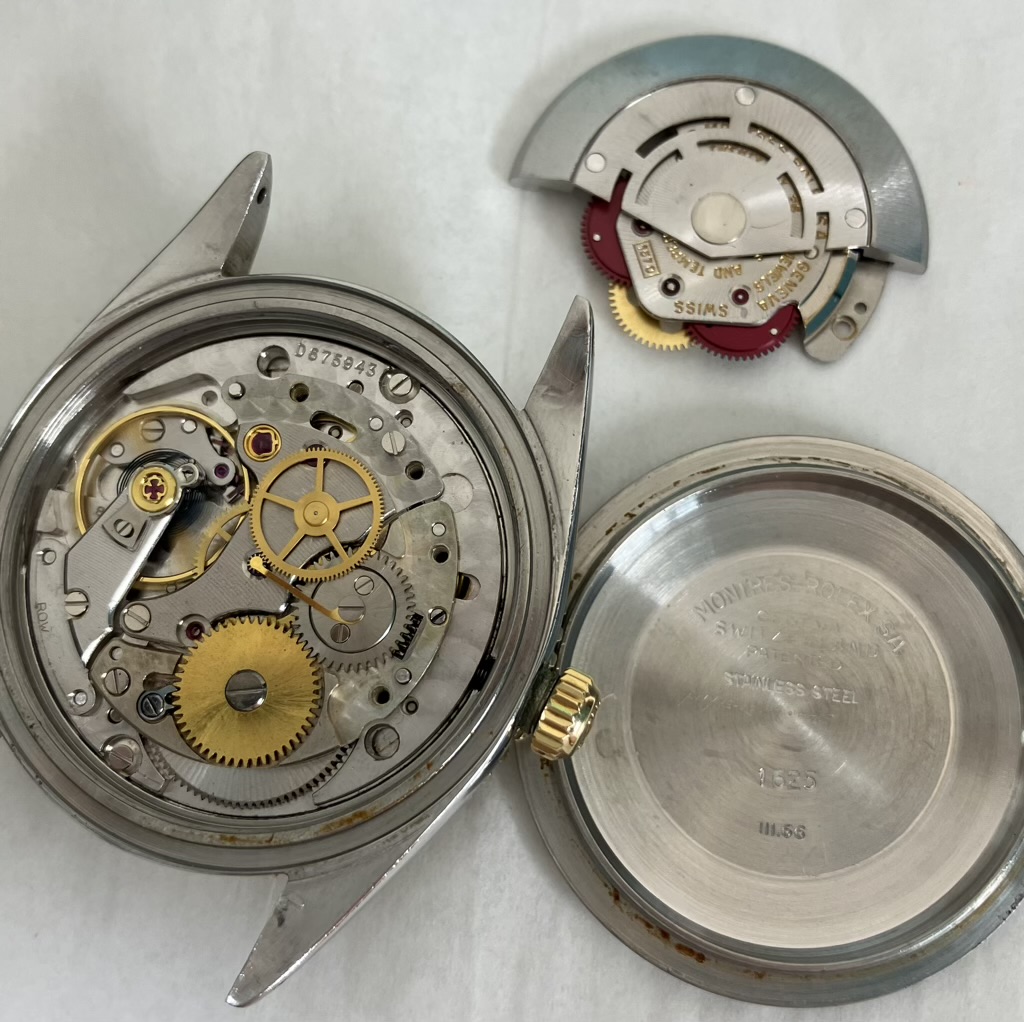Rolex Ref. 1525 Calibre 1570 service in progress - photograph 1