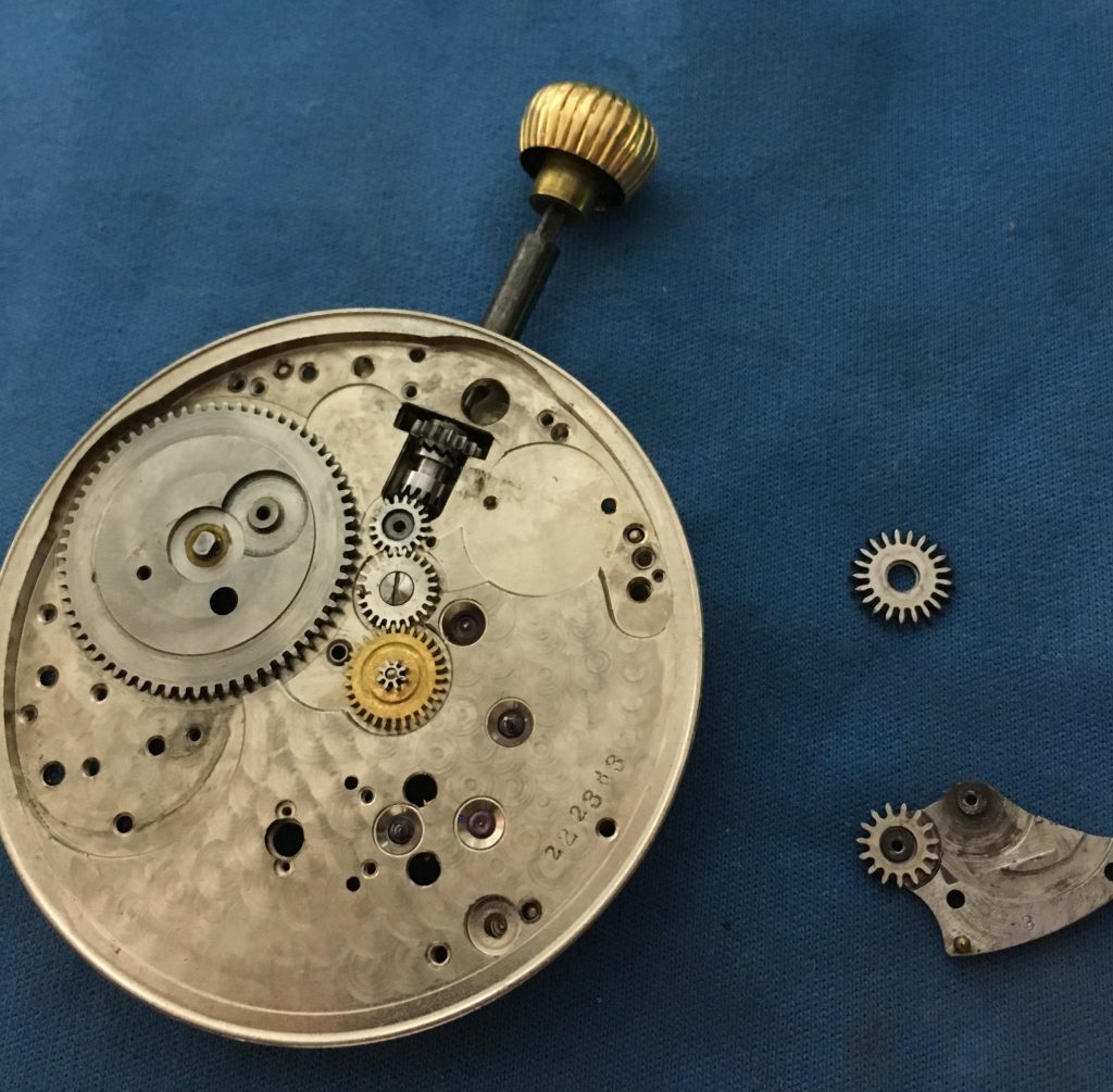 E. Howard 18s pocket watch service