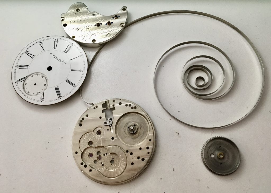 E. Howard 18s pocket watch service