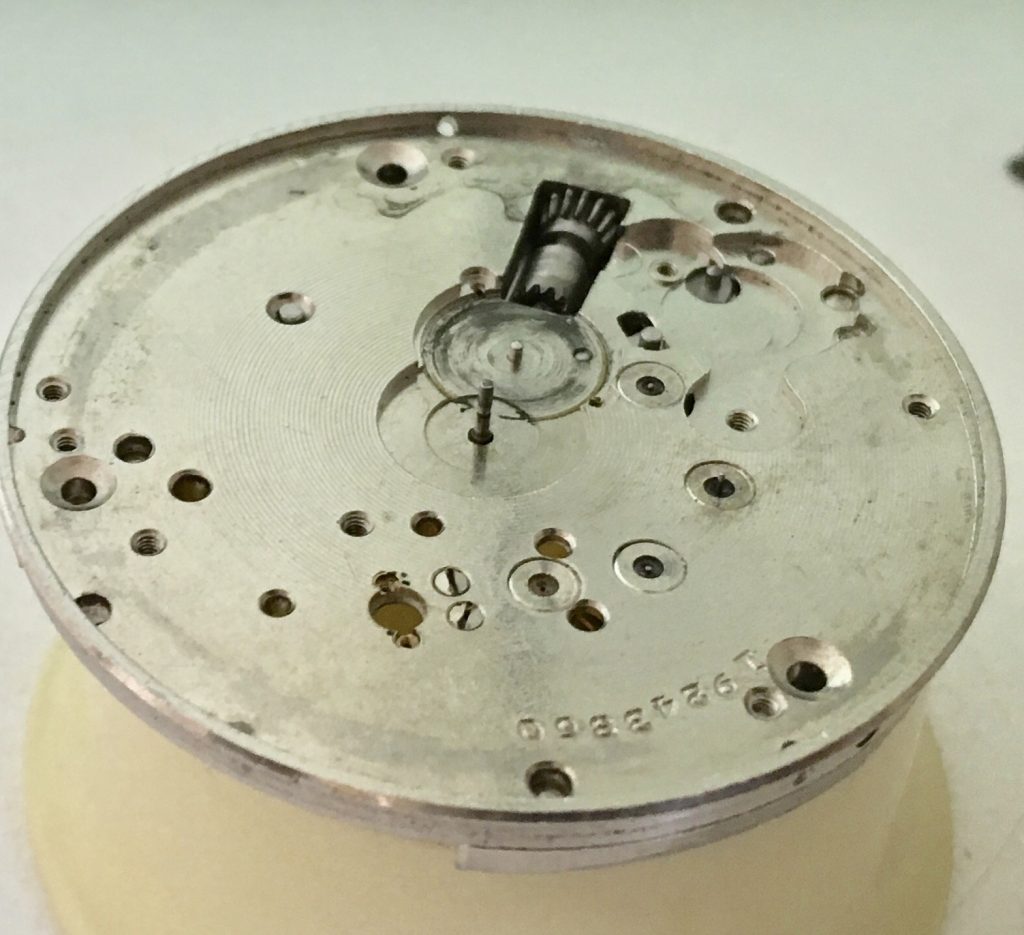 Elgin 12s winding pinion