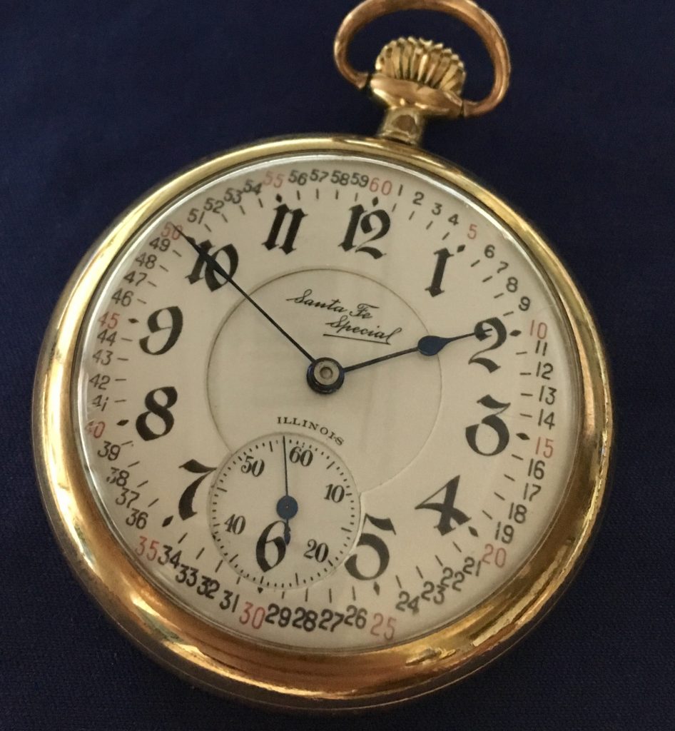 SERVICE: Illinois “Santa Fe Special 21 Jewel Pocket Watch