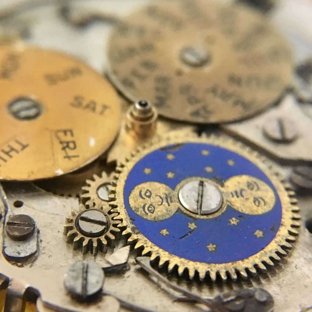Service & Repair: Heuer Moon Phase Day/Date Wrist Watch