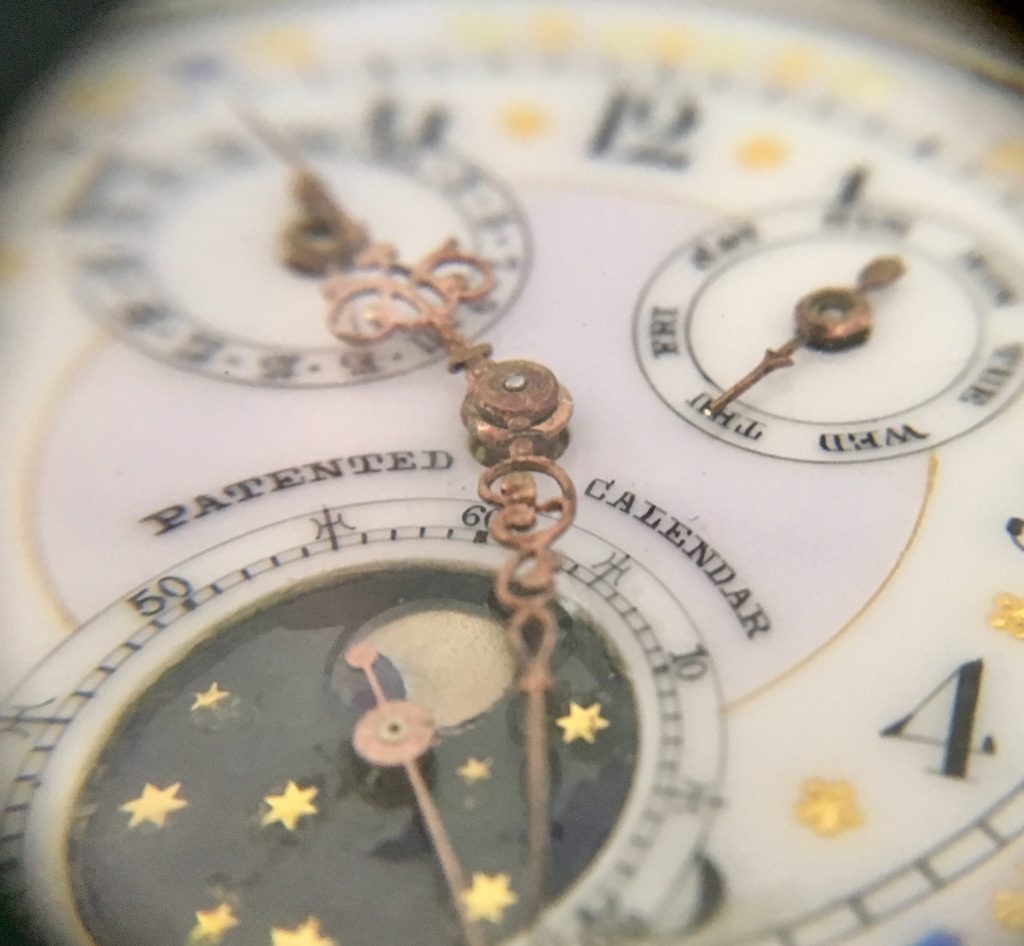 Service & Repair: Antique Swiss Moon Phase Pocket Watch