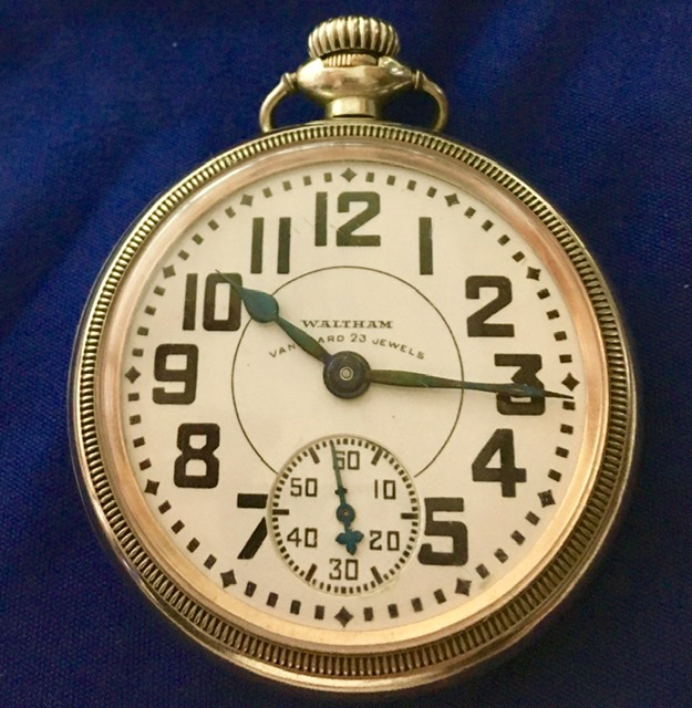 Repair of Waltham 23 jewel railroad watch