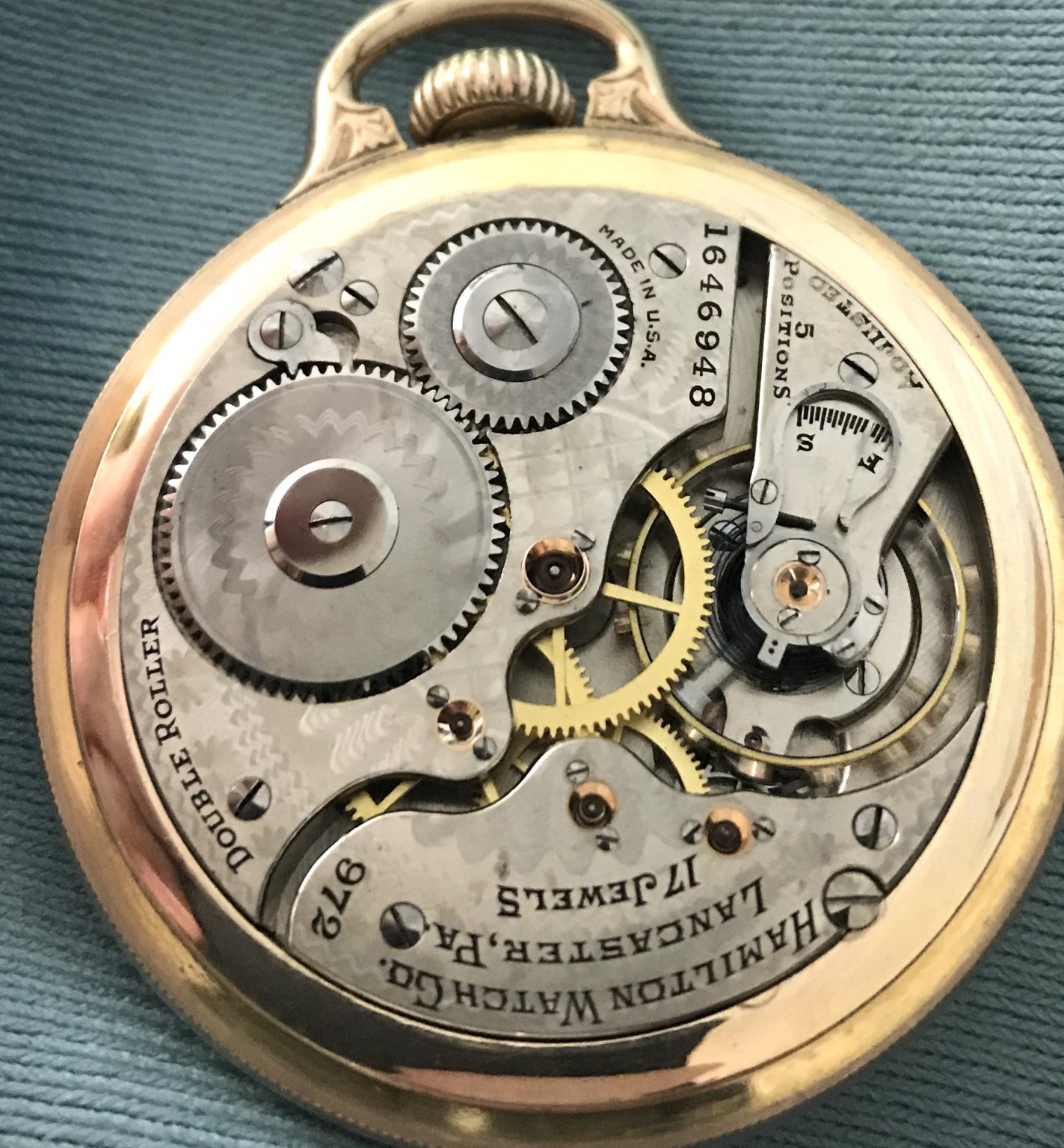 SERVICE & REPAIR: Hamilton 972 17 Jewel Pocket Watch | Antique Watch ...