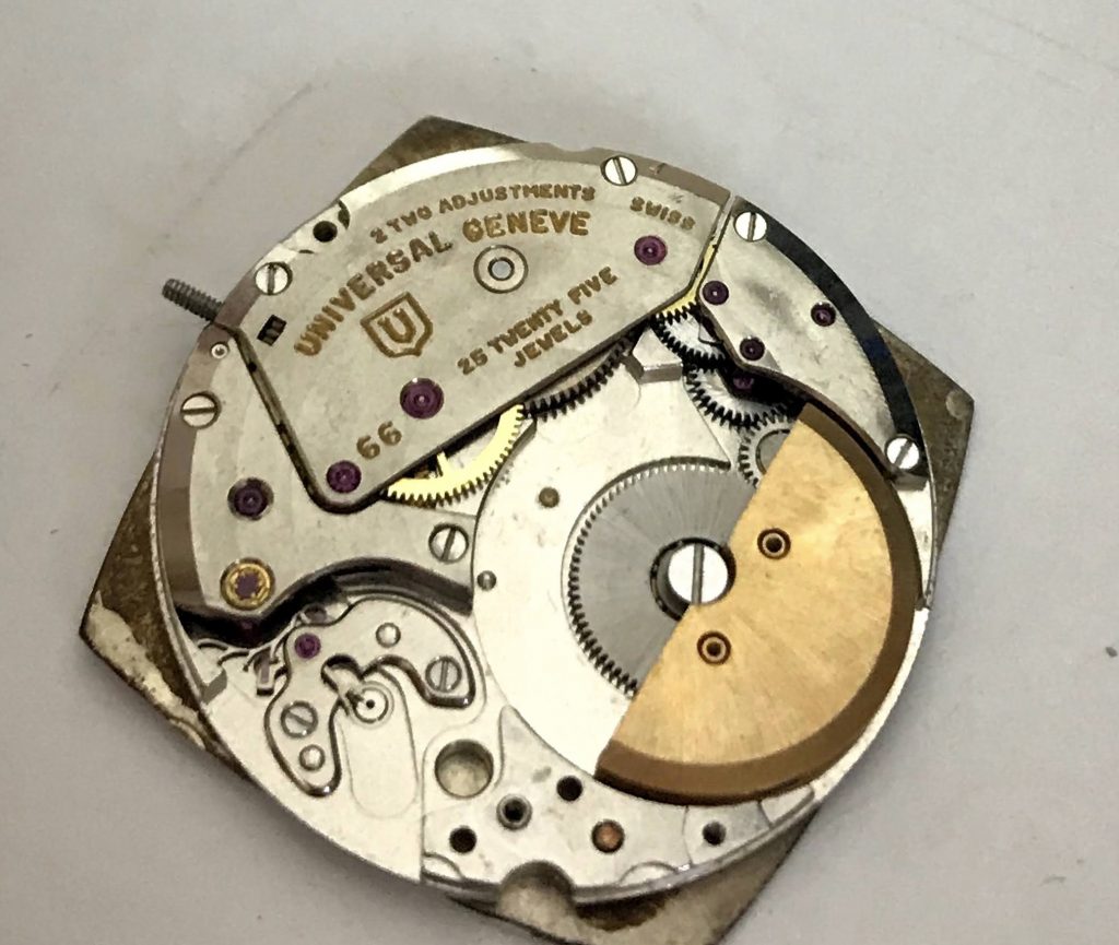 Vintage Universal Geneve Shadow Automatic Watch Service & Repair