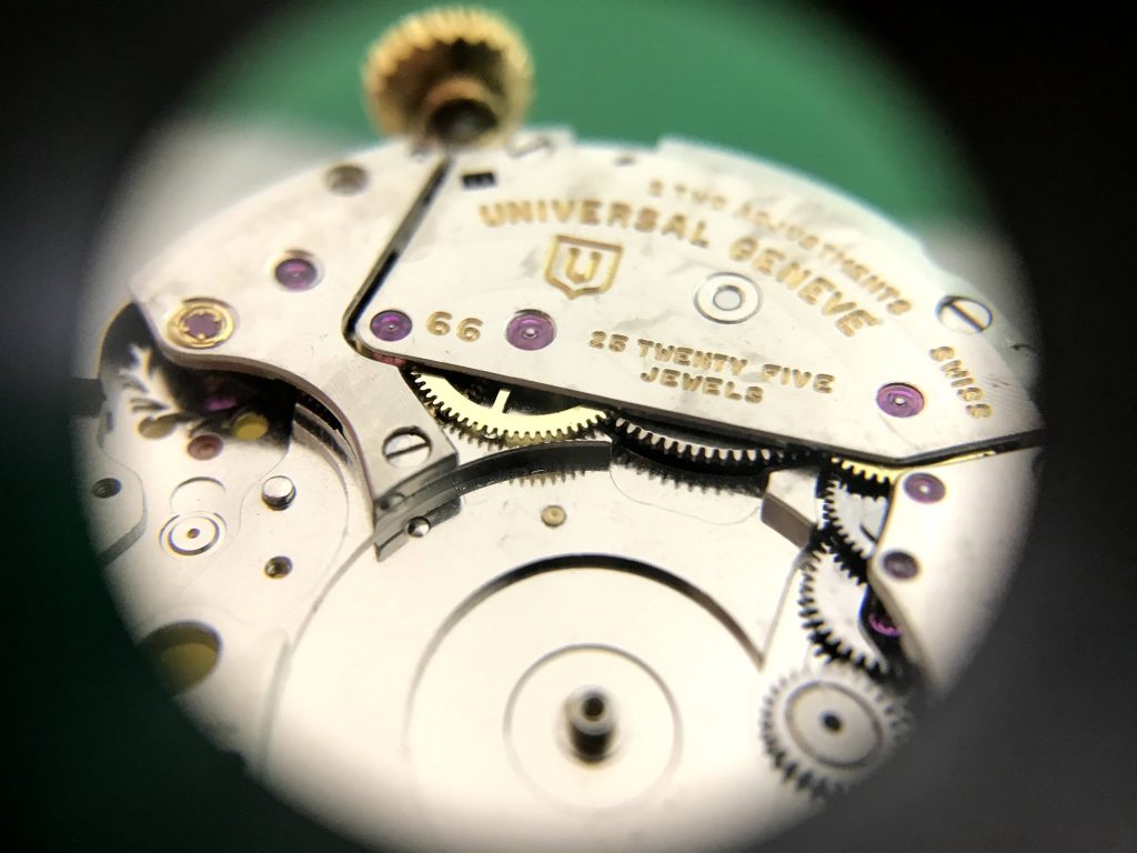 Vintage Universal Geneve Shadow Automatic Watch Service & Repair