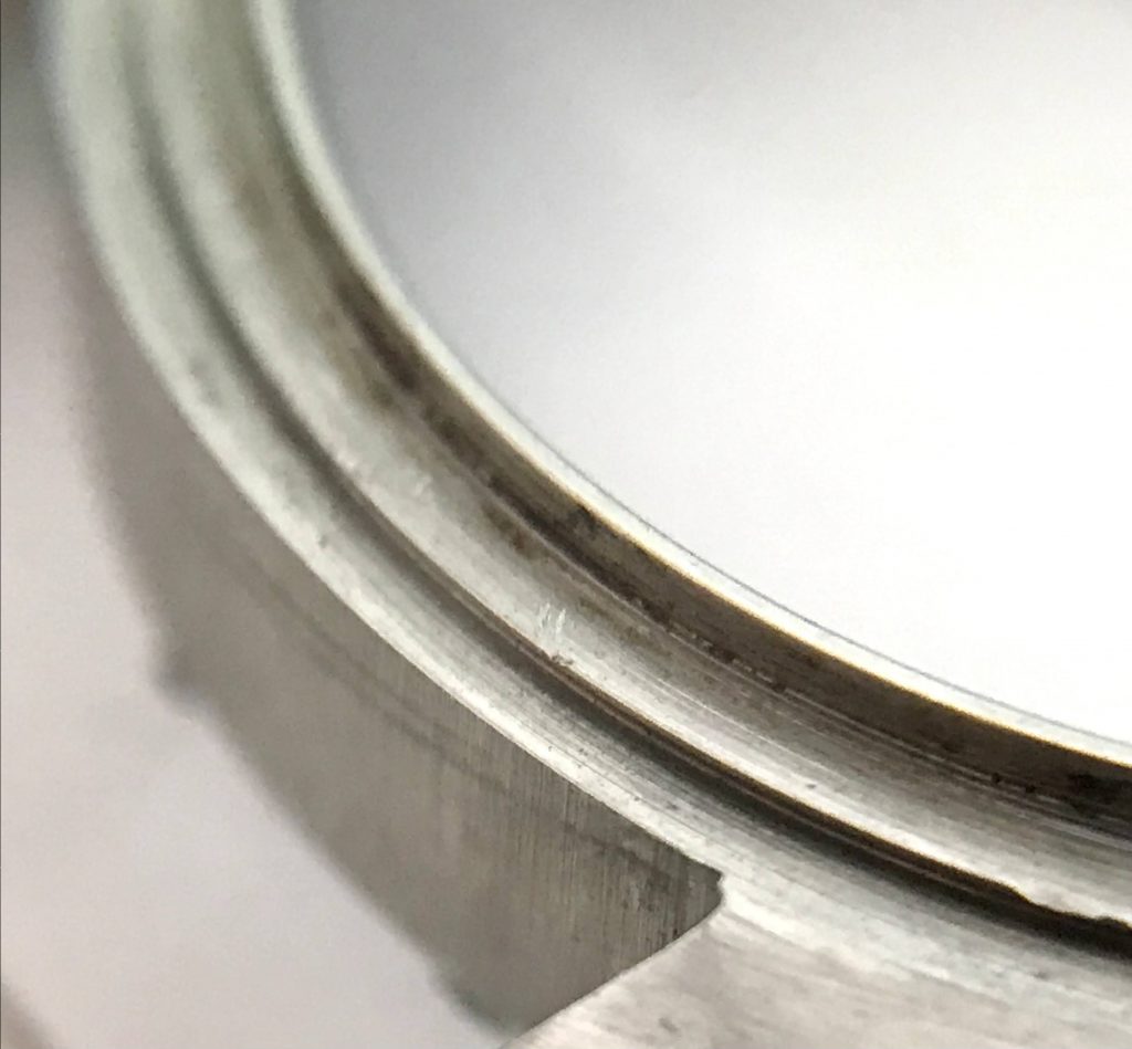 Watch case corrosion