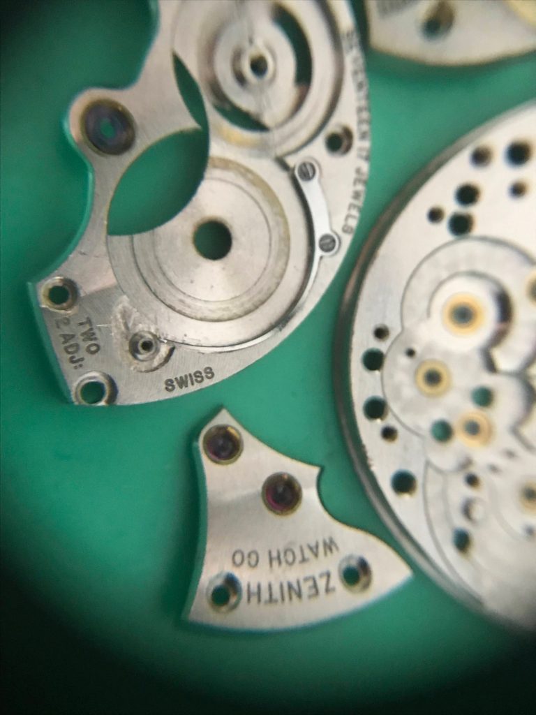 Vintage Zenith Wristwatch service and repair