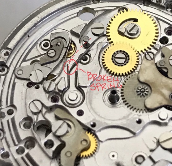 Movado Repair and Service calendar