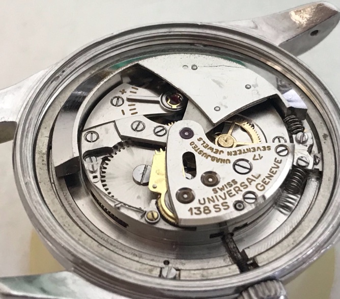 Universal Genève Polerouter Vintage Watch Service & Repair