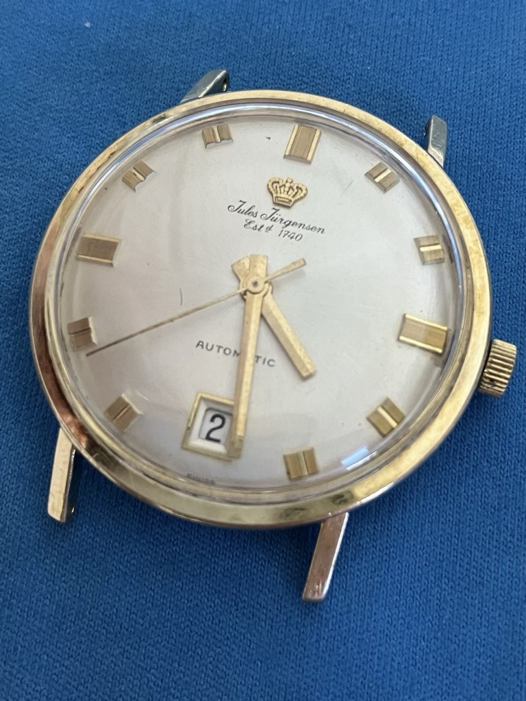 Repair of the Jules Jurgensen vintage wrist watch