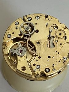 Professional Service and Repair of Wakmann Chronograph with Valjoux 730 triple date movement