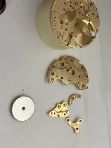Professional Service and Repair of Wakmann Chronograph with Valjoux 730 triple date movement