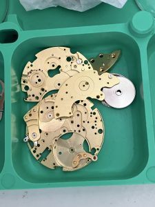 Professional Service and Repair of Wakmann Chronograph with Valjoux 730 triple date movement