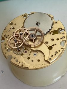 Professional Service and Repair of Wakmann Chronograph with Valjoux 730 triple date movement