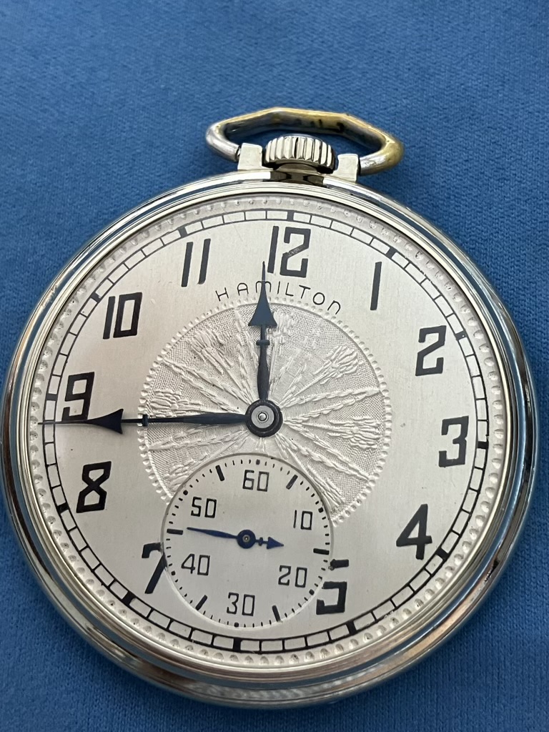 Service-Repair of Hamilton 922 23 Jewel Pocket Watch