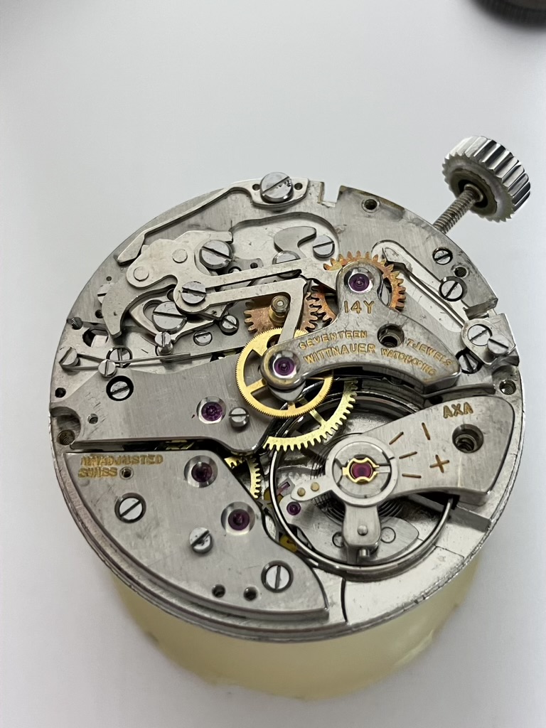 Repair and Service of the Wittnauer 7004A Chronograph powered by the Calibre 14Y (Landeron 248)