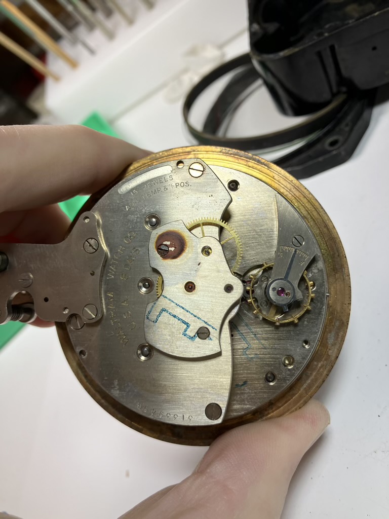 Waltham 8-Day Aircraft Clock Repair and Service