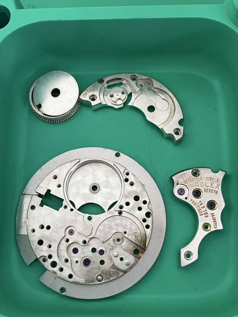 Service and Repair of the Vintage Rolex Reference 6094 Datejust Precision Caliber 740