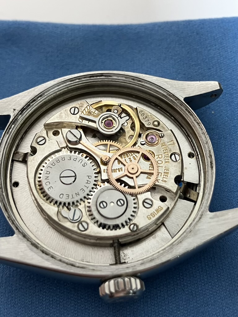 Service and Repair of the Vintage Rolex Reference 6094 Datejust Precision Caliber 740