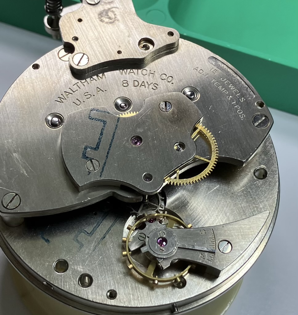 Waltham 8-Day Aircraft Clock Repair and Service