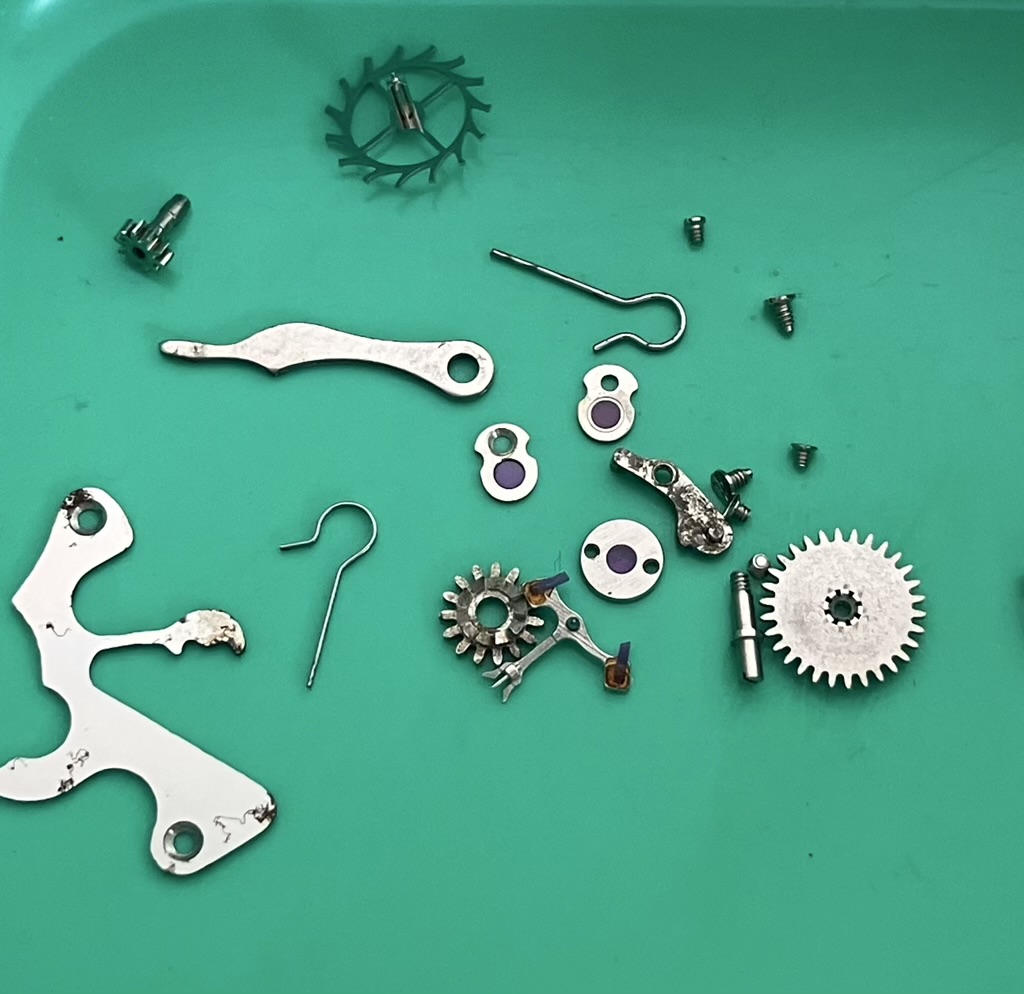 Service & Rust Repair of the Bulova 7AK Movement