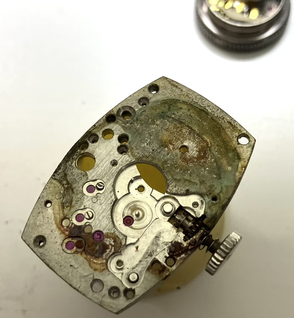 Service & Rust Repair of the Bulova 7AK Movement