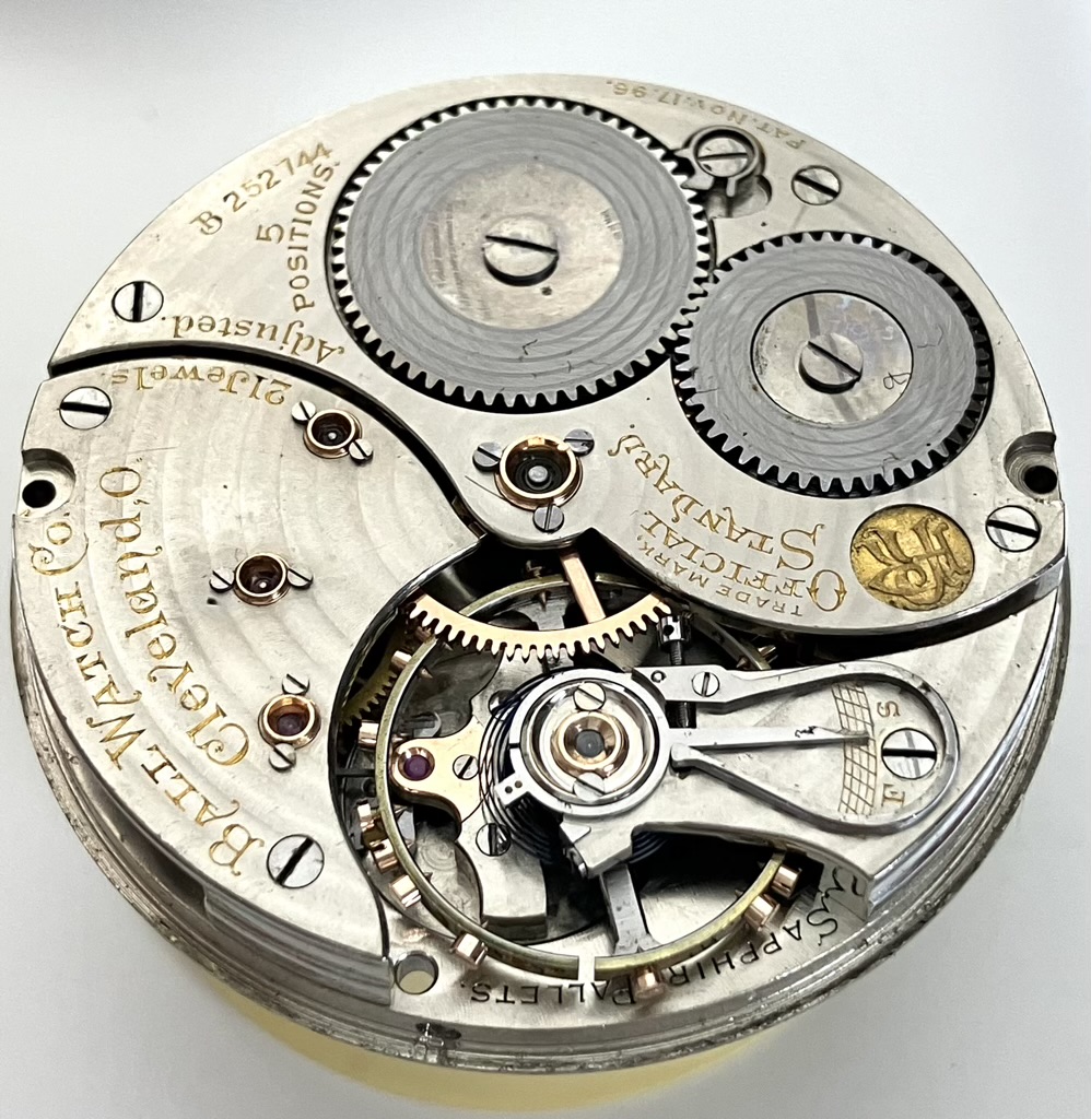 Service of an “Official RR Standard” Ball Watch Co. Cleveland Railroad Pocket Watch