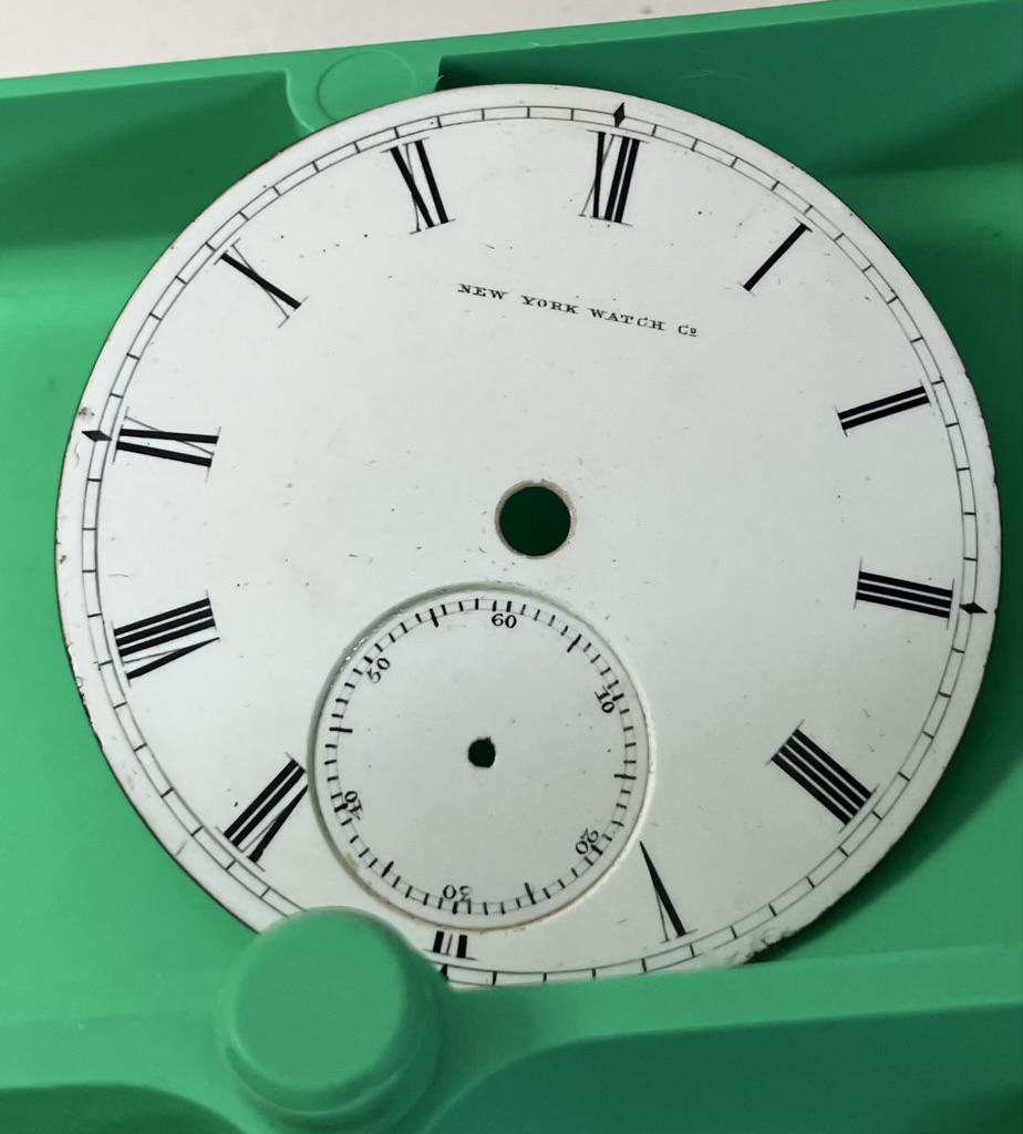 Service of a key wind key set New York Watch Co. Pocket Watch